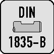 Maykestag Viertelkreisprofilfräser DIN 6518 B Typ N ( 4117802002 ) Radius 1,5 mm Schneidenanzahl 4