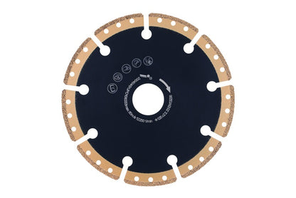 Disque à tronçonner diamanté MC850 AkkuMAX (4000865528) Ø 125 mm alésage 22,23 mm meuleuse d'angle largeur de segment 37,6 mm