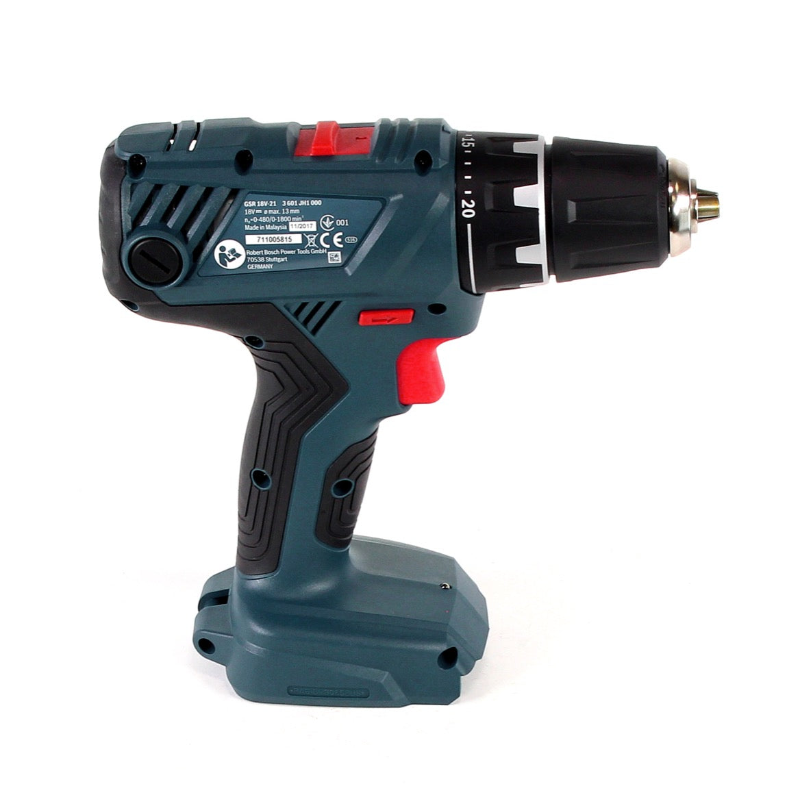 Bosch Professional GSR 18V-21 Akku Bohrschrauber 18V 55Nm Solo + Koffer - ohne Akku, ohne Ladegerät - Toolbrothers