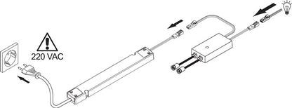 L & S Mini IR-Sensorschalter switch ( 3000550114 ) 24 V 24 V Länge 60 mm