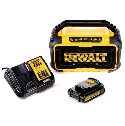 DeWalt DCR 011 Akku Bluetooth Lautsprecher 10,8-18V + 1x Akku 1,5 Ah + Ladegerät - Toolbrothers