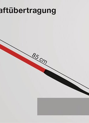 Ideal Kraftspaten ( 4000818495 ) 280 x 130 / 125 mm Größe 2 Stahlrohrstiel mit Hartholzknauf