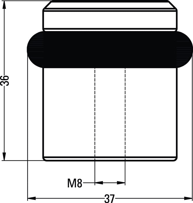 Hermeta Bodentürpuffer 4735 ( 3000283379 ) Ø 39 mm Höhe 36 mm Dübelmontage