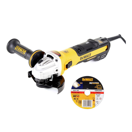 DeWalt DWE 4369-QS 1700W Winkelschleifer 125mm + 5x Trennscheiben Metall - Toolbrothers