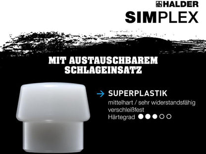 Halder Spalthammer SIMPLEX ( 4000815572 ) 4100 g Stiellänge 850 mm