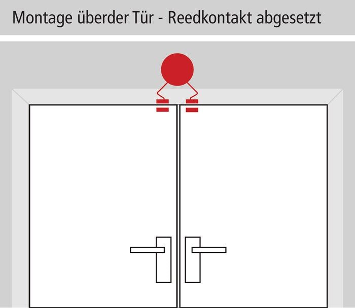 GFS Überwachungsgerät Dexcon ( 3000250890 ) ohne Voralarm Kunststoff rot