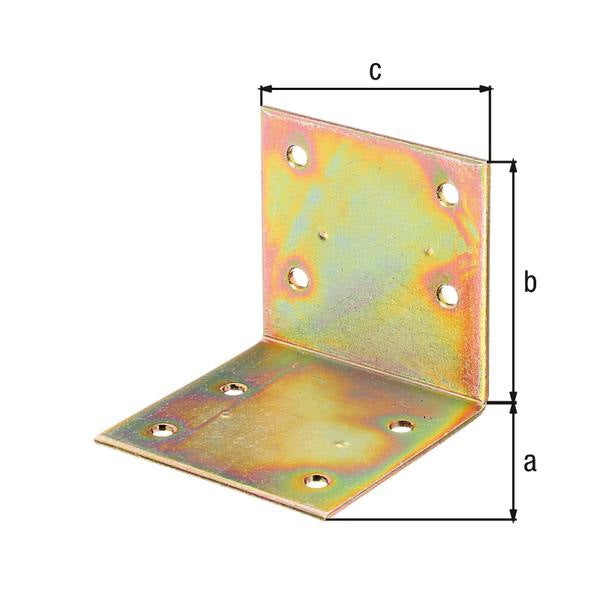 GAH Alberts Breitwinkel ( 8001893361 ) Maß a 60 mm Schenkellänge 60 mm gleichschenklig