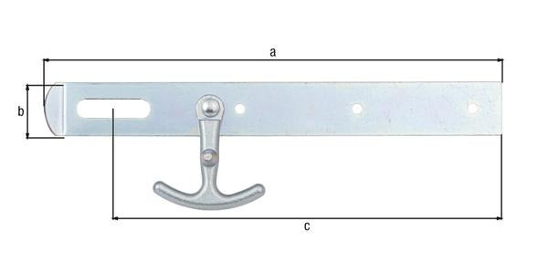 GAH Alberts Überfalle ( 8002730707 ) Länge 250 x 30 mm Breite 30 mm mit Haken