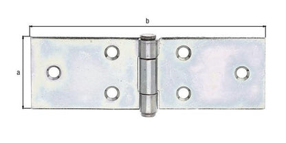 GAH Chemin de table Alberts (8002484447) hauteur 101 mm L.ouvert32 mm galvanisé sendzimir