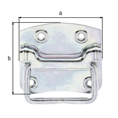 GAH Alberts Kistengriff ( 8002657139 ) Höhe74 mm Breite80 mm Anzahl Löcher 4