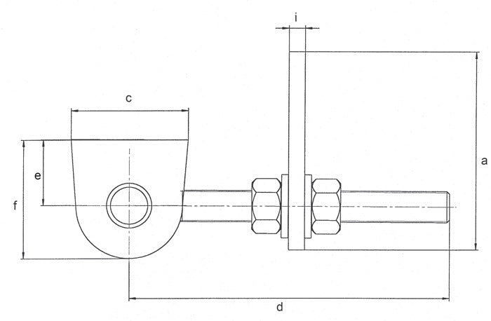 GAH Alberts Charnière de portail réglable (3000255575) 135x19x44x120x25x45x12x6mm