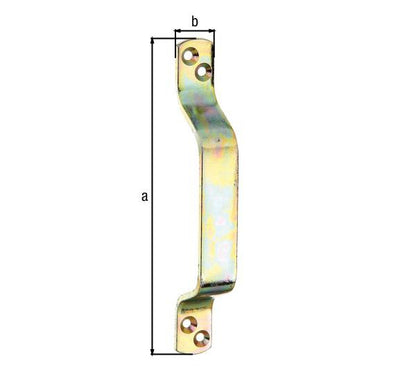 GAH Alberts Torgriff ( 8002897886 ) Länge 170 mm Breite 20 mm Anzahl Löcher 4