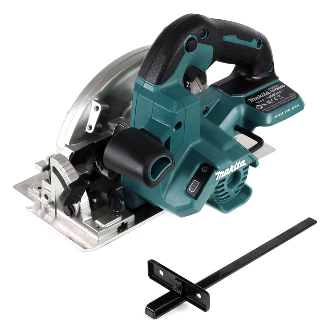 Makita DHS 660 Z Akku Handkreissäge 18V 165 mm Solo - ohne Akku, ohne Ladegerät - Toolbrothers