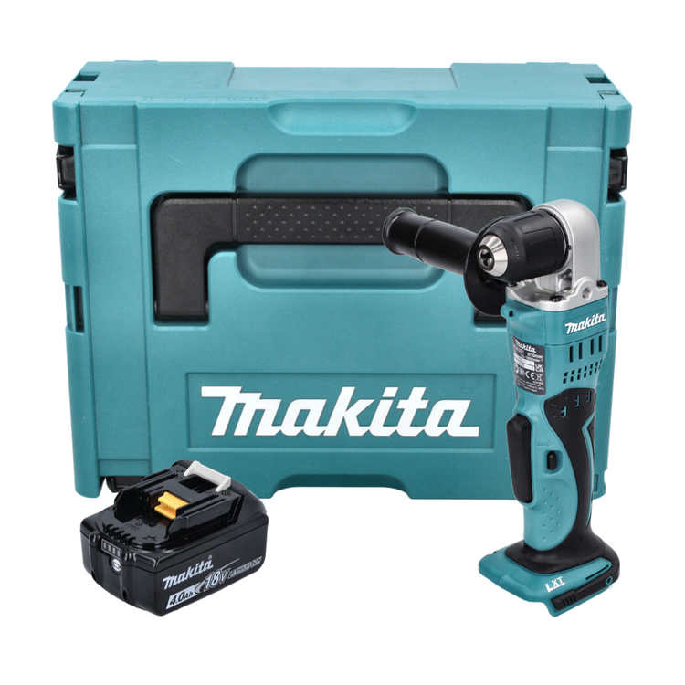 Makita DDA 351 M1J Akku Winkelbohrmaschine 18 V 13,5 Nm + 1x Akku 4,0 Ah + Makpac - ohne Ladegerät - Toolbrothers