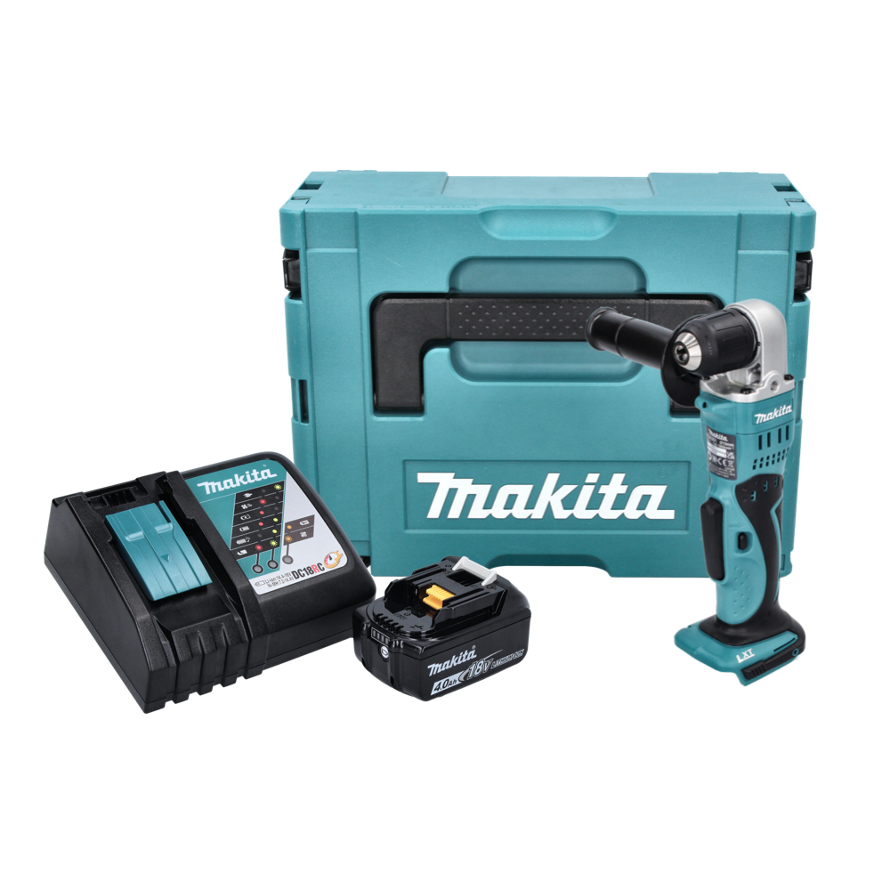 Makita DDA 351 RM1J Akku Winkelbohrmaschine 18 V 13,5 Nm + 1x Akku 4,0 Ah + Ladegerät + Makpac - Toolbrothers