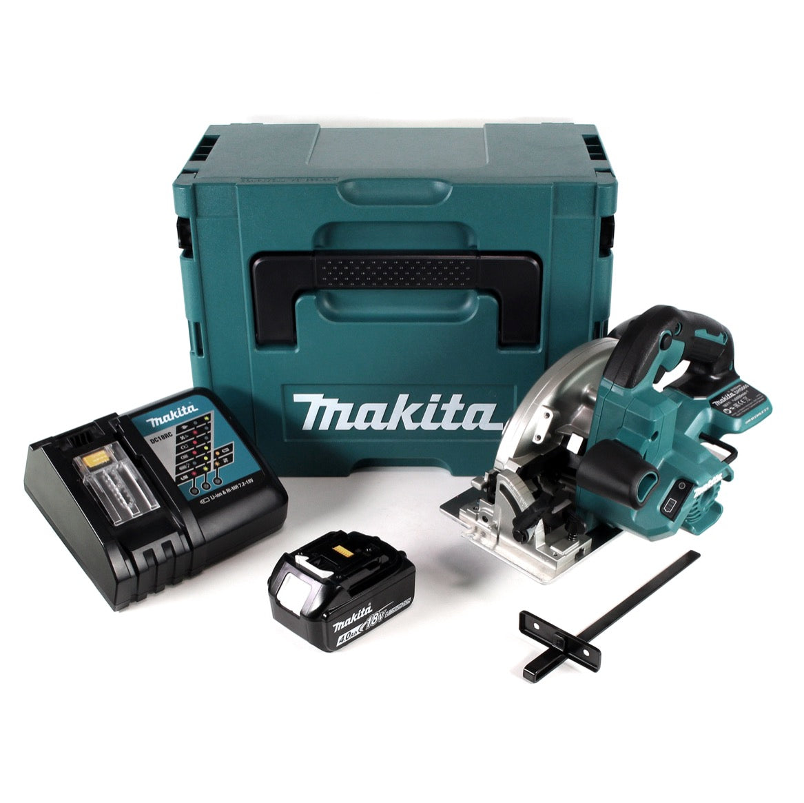 Makita DHS 660 RM1J Akku Handkreissäge 18V 165 mm im Makpac + 1x 4,0Ah Akku + Ladegerät - Toolbrothers