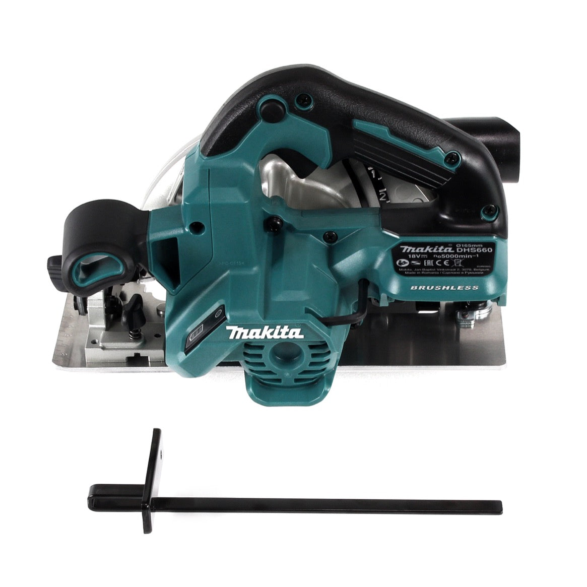 Makita DHS 660 RMJ Akku Handkreissäge 18V 165 mm im Makpac + 2x 4,0Ah Akku + Ladegerät - Toolbrothers