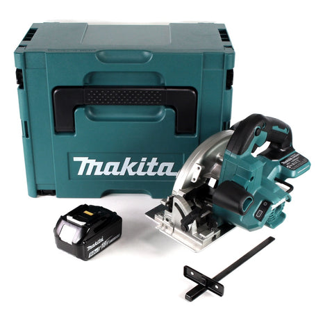 Makita DHS 660 T1J Akku Handkreissäge 18V 165 mm im Makpac + 1x 5,0Ah Akku - ohne Ladegerät - Toolbrothers