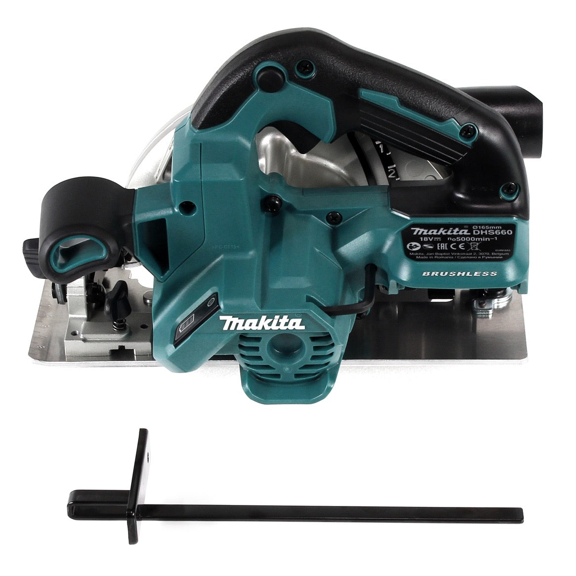 Makita DHS 660 RT1J Akku Handkreissäge 18V 165 mm im Makpac + 1x 5,0Ah Akku + Ladegerät - Toolbrothers