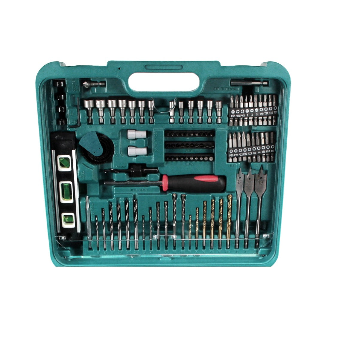 Makita DHP 453 SFTK Akku Schlagbohrschrauber 18 V 42Nm + 1x Akku 3,0Ah + Schnellladegerät + 101-tlg. Zubehörset + Koffer - Toolbrothers