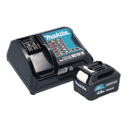 Perceuse à percussion sans fil Makita HP 332 DSM1E 12 V max. 35 Nm sans balais + 1x batterie 4,0 Ah + chargeur + coffret