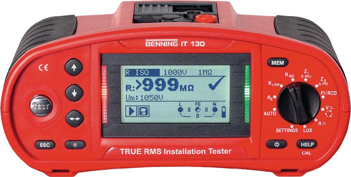 Testeur d'installation Benning IT 130 (4000828919) pour tester les systèmes électriques