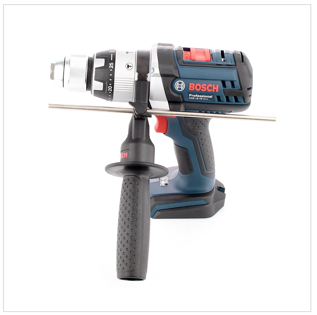 Bosch GSB 18 VE-2-Li 18V Li-Ion Professional Akku Schlagbohrschrauber in L-Boxx + 1x 5,0 Ah Akku und Ladegerät + Bosch 5 tlg. Steinbohrer Set Impact 4 - 10 mm - Toolbrothers