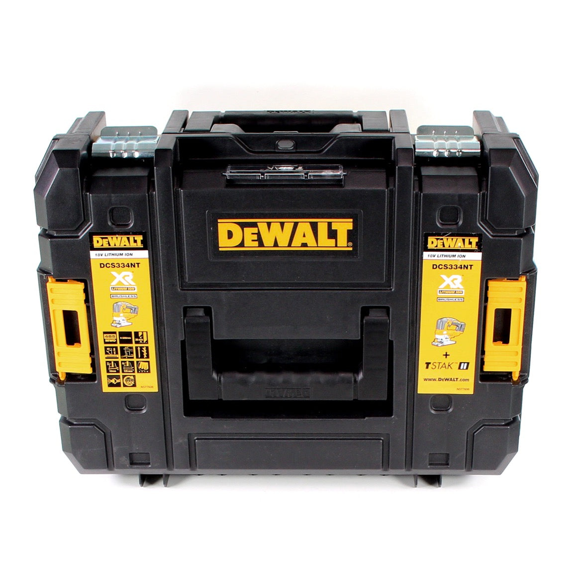 DeWalt DCS 334 NT Akku Pendelhub Stichsäge 18V Brushless Solo + 15x Stichsägeblatt + TSTAK - ohne Akku, ohne Ladegerät - Toolbrothers