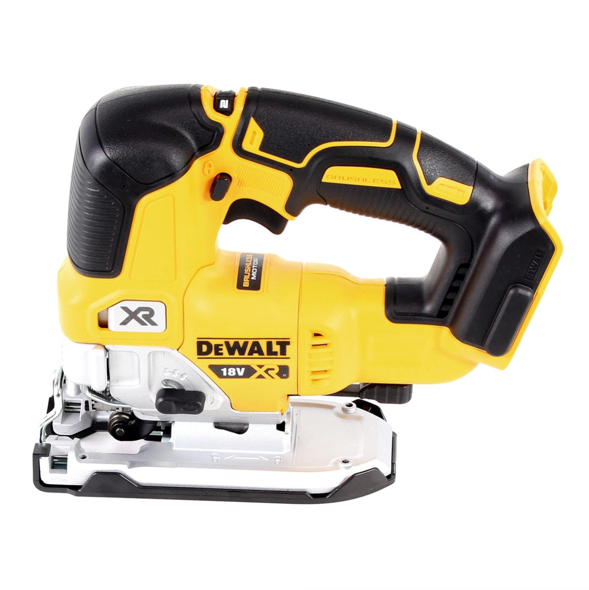 DeWalt DCS 334 P2 Akku Pendelhub Stichsäge 18V Brushless + 2x Akku 5,0Ah + Ladegerät + 15x Stichsägeblätter + TSTAK - Toolbrothers