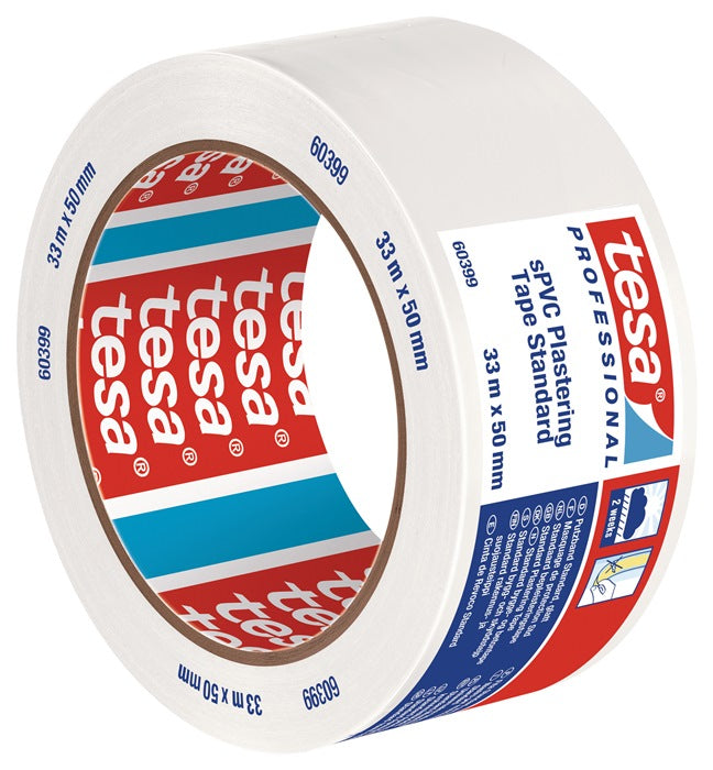 tesa PVC Putzband 60399 ( 3000265334 ) Standard Länge 33 m Breite 50 mm