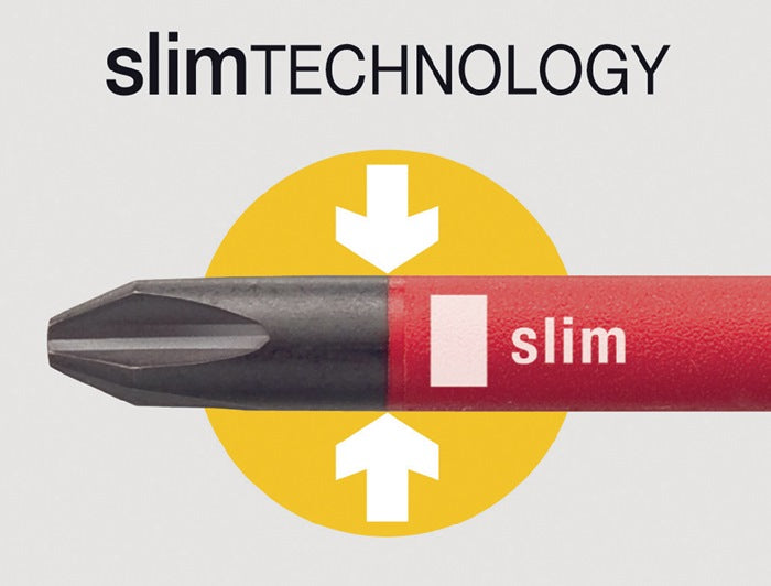 Wiha lame interchangeable SlimBit électrique (4000793015) fente 2,5 x 75 mm