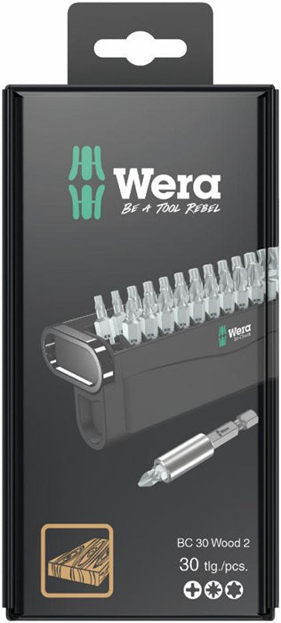 Assortiment d'embouts Wera Bit-Check 30 TX Universal 1 SB (4000828163) 30 pièces