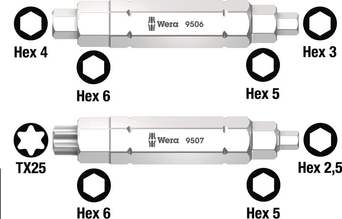 Wera jeu d'outils Bicycle Set 15 (4000829882) 5 pièces