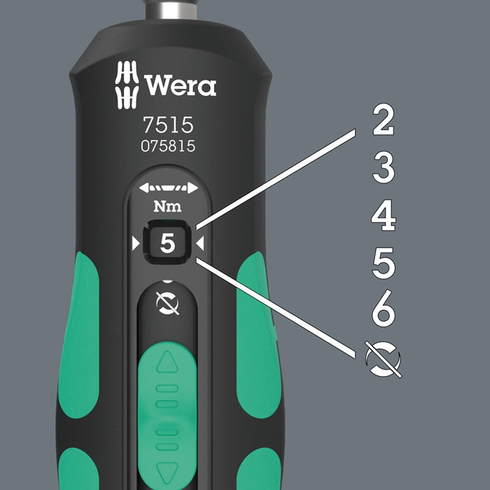 Wera Drehmomentschraubendrehersatz 7515/7 ( 4000828160 ) 7-teilig 2, 3, 4, 5, 6 Nm