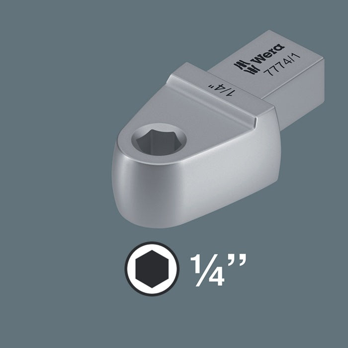 Adaptateur d'embout Wera 7774/1 (8000377360) 1/4″ 9 x 12 mm