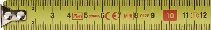 Stanley Taschenrollbandmaß PowerLock® ( 4000855110 ) Länge 3 m Breite 12,7 mm mm/cm