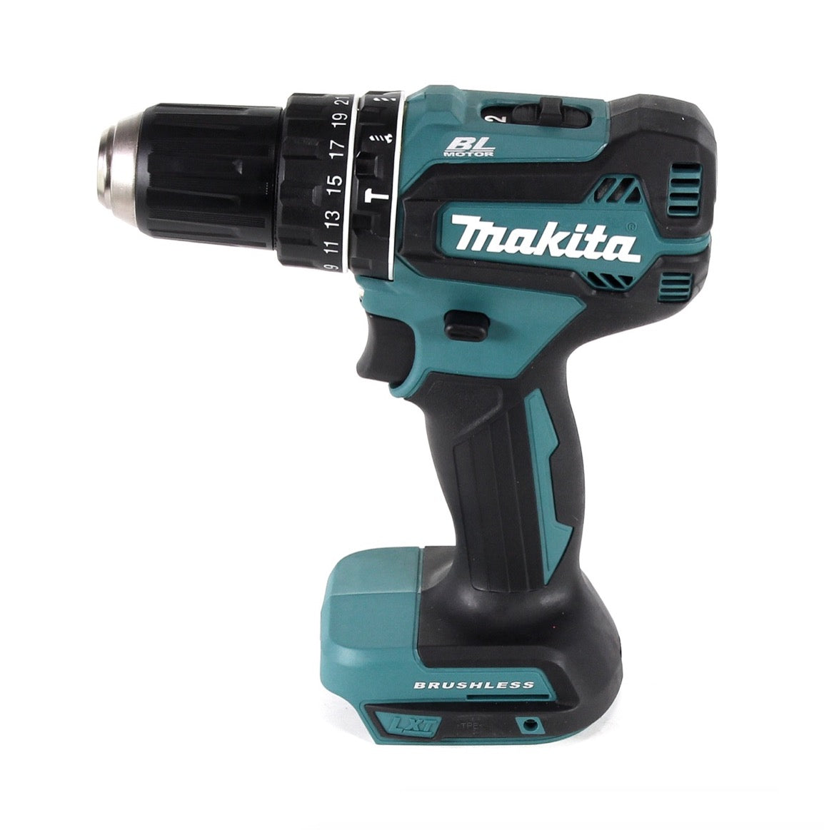 Makita DHP 485 SMTK Akku Schlagbohrschrauber 18V 50Nm Brushless + 1x Akku 4,0Ah + Ladegerät + Koffer mit 101tlg. Zubehörset - Toolbrothers