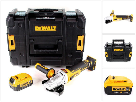 DeWalt DCG 405 FNT Akku Winkelschleifer 18V 125mm Brushless + 1x Akku 4,0Ah + TSTAK - ohne Ladegerät - Toolbrothers