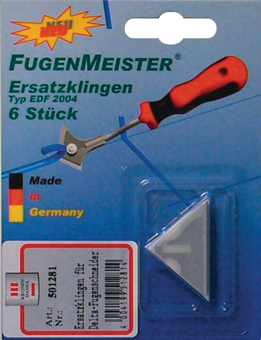 Ersatzmesser Fugenmeister Delta ( 4300000832 ) 6 Stück auf SB-Karte