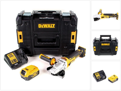 DeWalt DCG 405 FP1 Akku Winkelschleifer 18V 125mm Brushless + 1x Akku 5,0Ah + Ladegerät + TSTAK - Toolbrothers