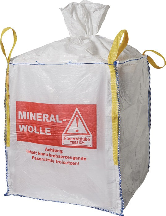 Transportsack Big Bag ( 4000818466 ) Länge 900 mm Breite 900 mm Höhe 1100 mm Aufdruck: Mineralwolle