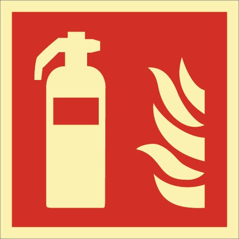 Symbole de protection incendie DIN EN ISO 7010 (9000477560) L148xL148 mm film