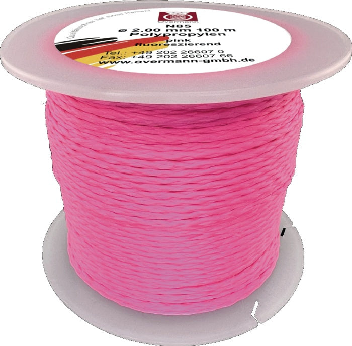 Cordon de pavage (4000816693) longueur 100 m Ø 2 mm rose, fluo