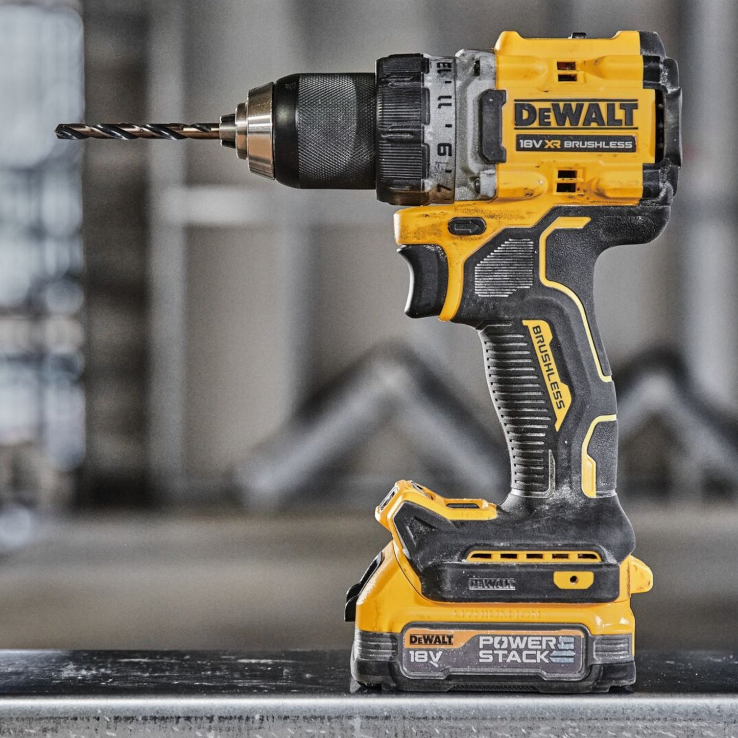 DeWalt DCD 800 N Akku Bohrschrauber 18 V 90 Nm Brushless + 1x Powerstack Akku 1,7 Ah - ohne Ladegerät