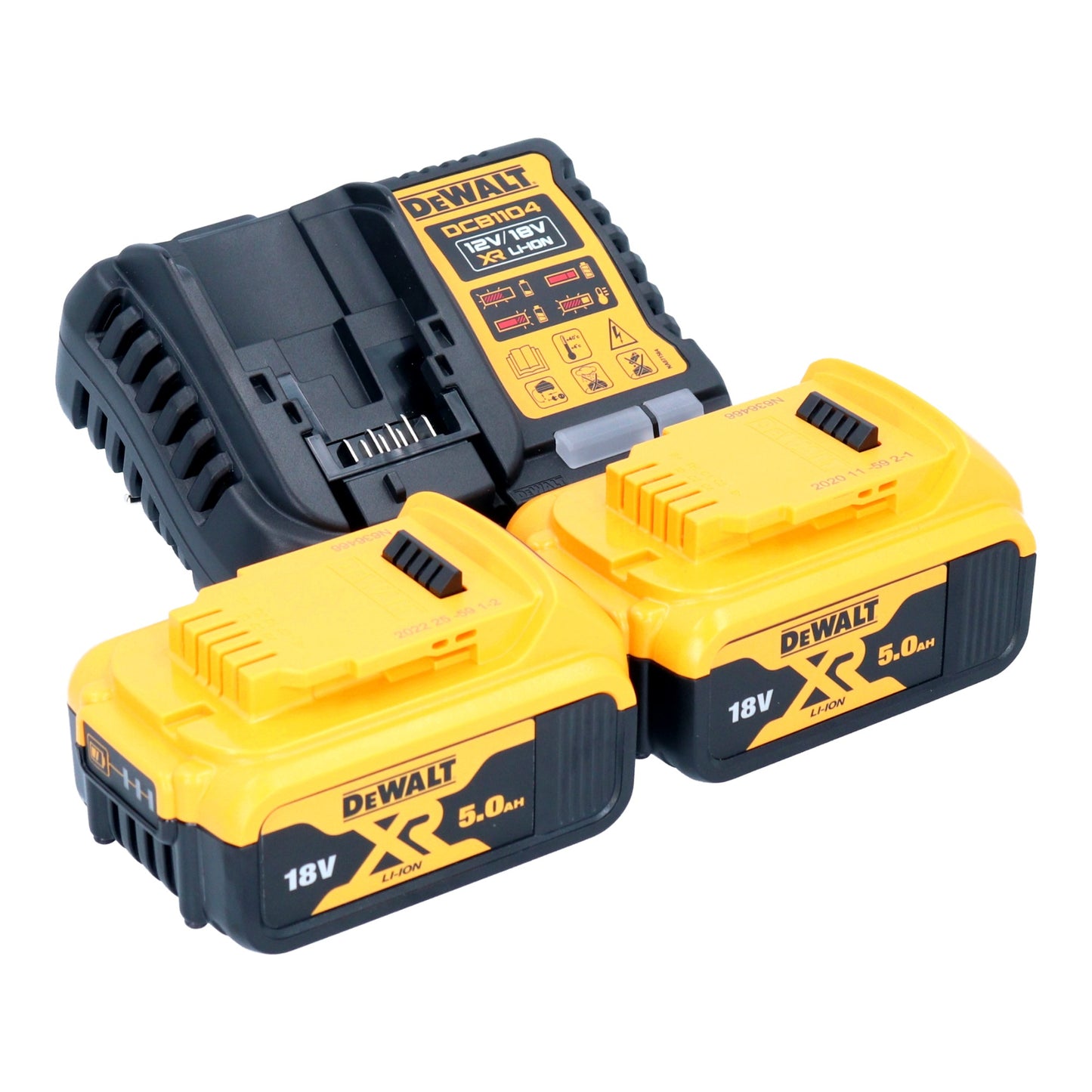 Perceuse-visseuse sans fil DeWalt DCD 800 P2 18 V 90 Nm sans balais + 2 batteries 5,0 Ah + chargeur