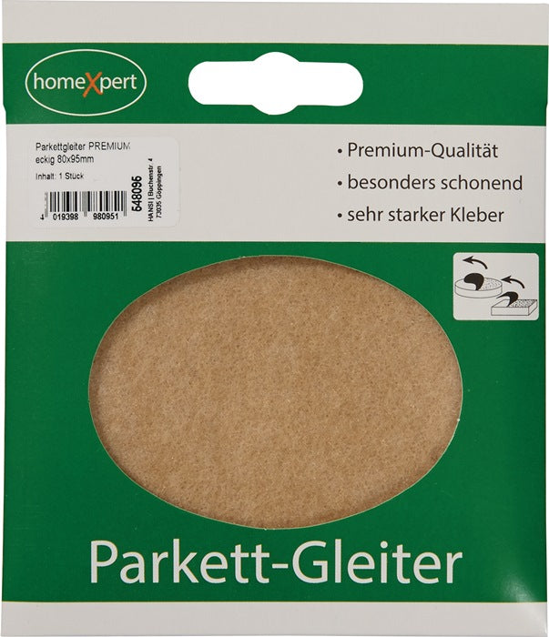 Parkettgleiter Premium ( 3000271034 ) 80 x 95 mm selbstklebend