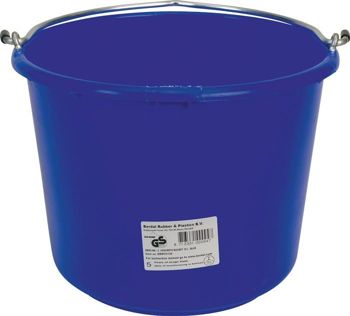 Seau de chantier GRIPLINE C (4000819017) 12 l plastique