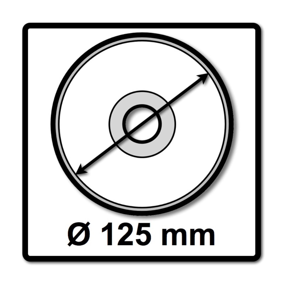 Makita B-53110 Schruppscheibe 125 mm x 22,23 mm - 20 Stück - Toolbrothers