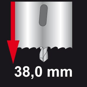 RUKO Lochsäge ( 8000422822 ) Sägen-Ø 27 mm Schnitttiefe 38 mm