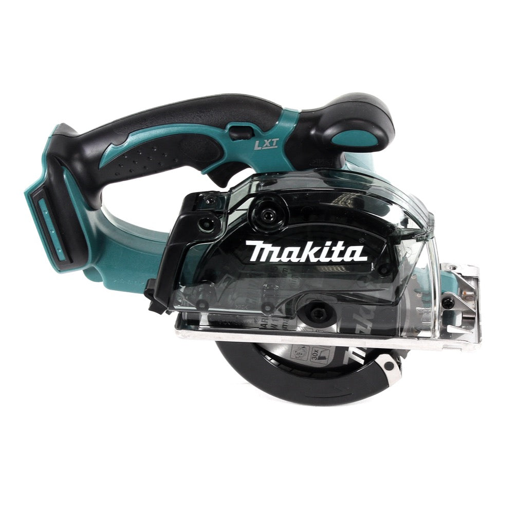 Makita DCS 552 RM 18 V Akku Metall Handkreissäge 136 mm + 2x 4,0 Ah Akku und Ladegerät + Sägeblatt und Schutzbrille - Toolbrothers